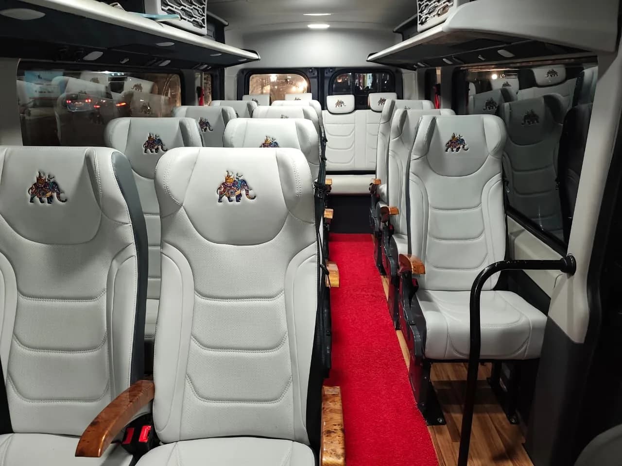 Premium group van interior